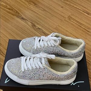 Betsey Johnson Rhinestone Sneakers-perfect
Wedding reception shoes